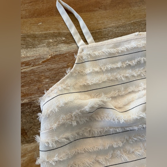 Maeve by Anthropologie Quinn Striped & Fringe Tank Top, Size 8 - Picture 8 of 16